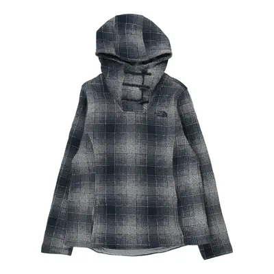 The North Face Checked Fleece - Large Grey Polyester