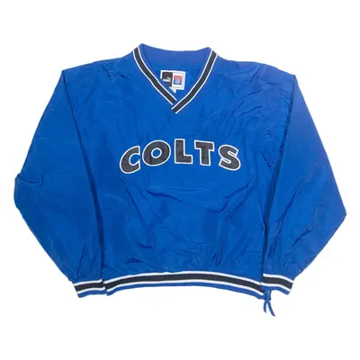 PUMA NFL Colts Mens Pullover Sweatshirt Blue L