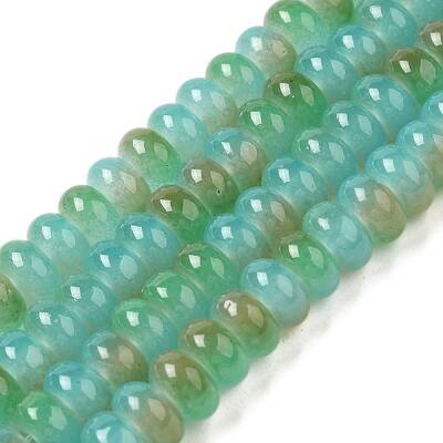 Baking Paint Glass Beads Strands