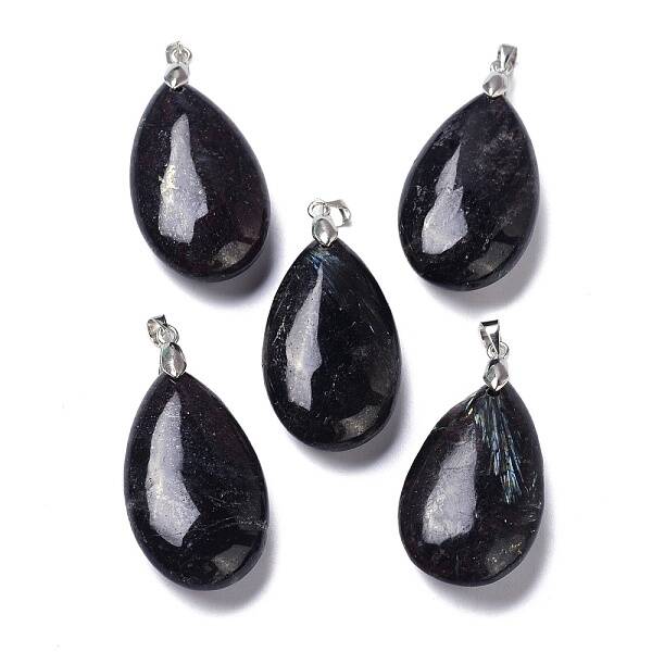 Natural Glaucophane Pendants