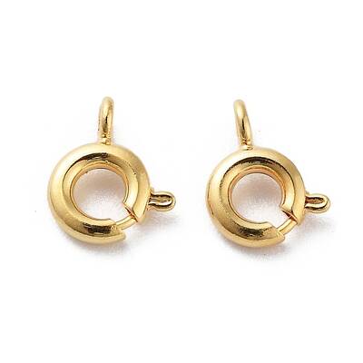 Brass Spring Ring Clasps