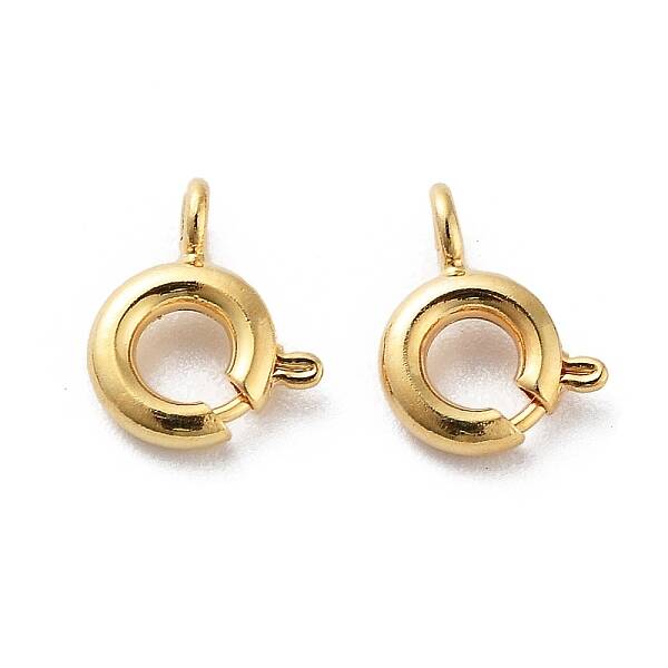 Brass Spring Ring Clasps