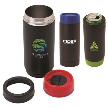 24 Customized Frosty 18 oz Double Wall Steel Tumbler Cooler - Dual ...