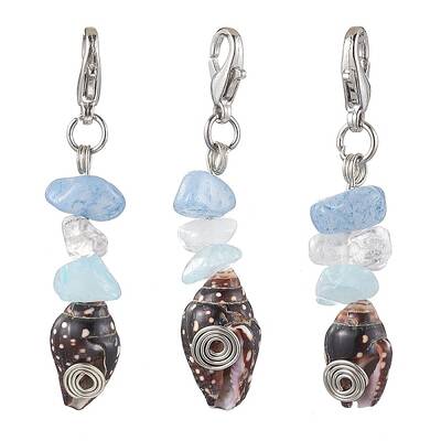Spiral Shell Pendant Decooration