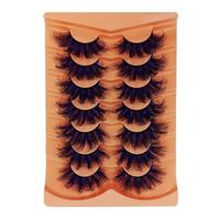Messy Falsies Eyelashes, 7 Pairs Natural Curling Eye Makeup Strip Lashes for Eyelashes Extensions, Eyelash Extension Strips, ...