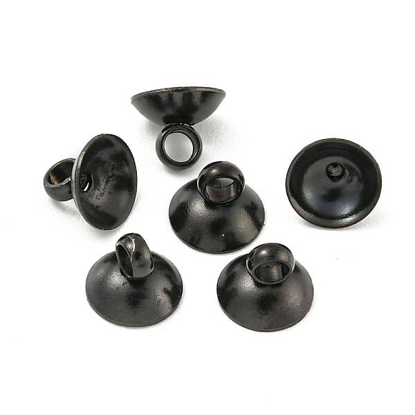 304 Stainless Steel Bead Cap Pendant Bails