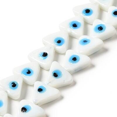 Evil Eye Handmade Lampwork Beads Strands
