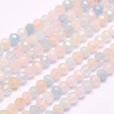 Natural Morganite Beads Strands