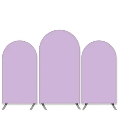 Aperturee Pure Color Theme Light Purple Birthday Arch Backdrop Kit | Round Arch Backdrop Cover | Wedding Arch Backdrop | Diy ...