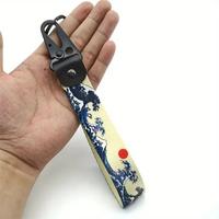 Wave Pattern Car Keychain, Car Motorcycle Decorative Keychain, Wristband Keychain, Universal Wristband Keychain, Bag Hanging ...