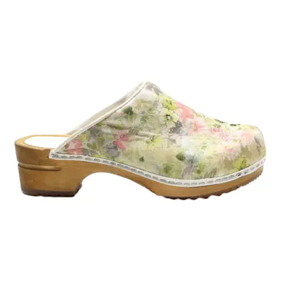 SANITA Clog Shoes Green Synthetic Womens UK 6