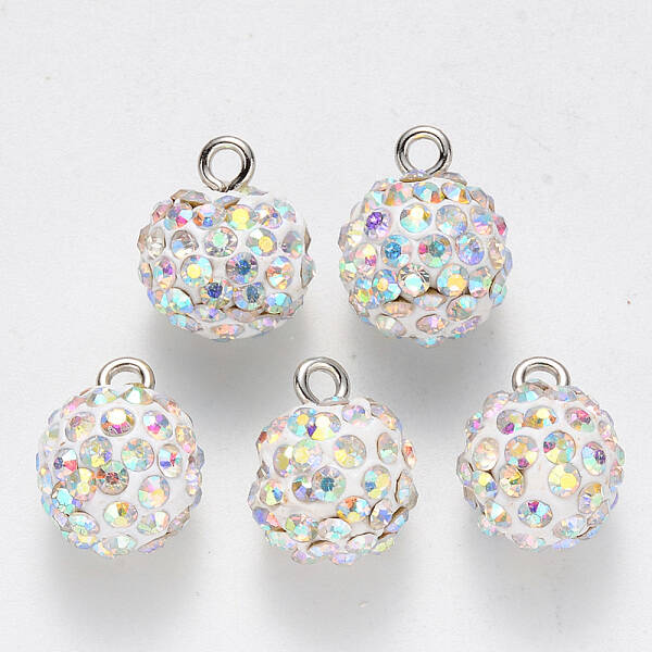 Polymer Clay Rhinestone Charms