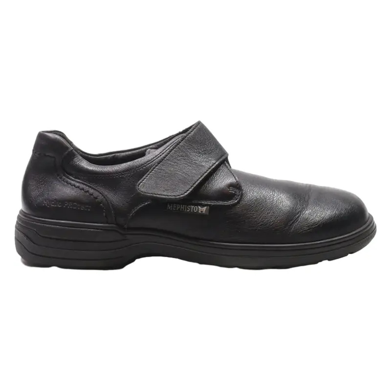 MEPHISTO Pump Shoes Black Leather Mens UK 7