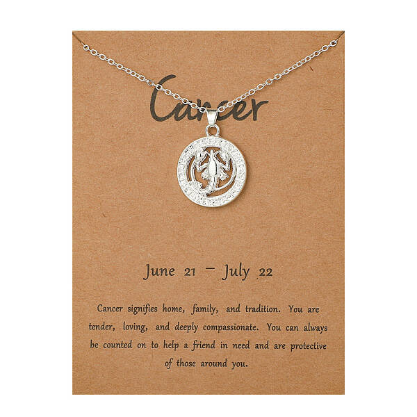 Alloy Constellation Pendant Necklaces