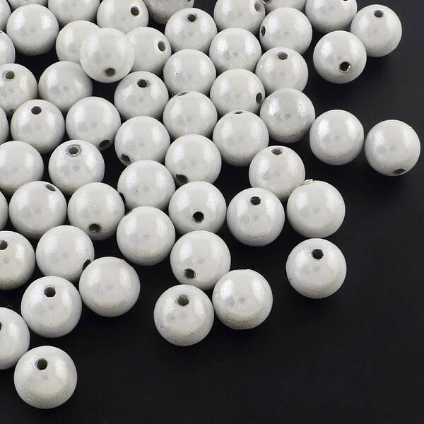 Spray Painted Acrylic Beads