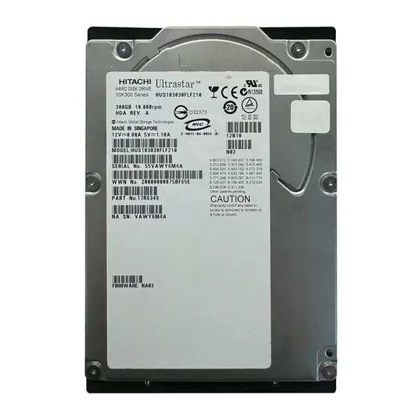 17R6349 IBM 300GB 2Gb/s Fibre Channel 10000 3.5-inch Hard Drive