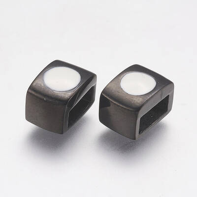 304 Stainless Steel Enamel Slide Charms