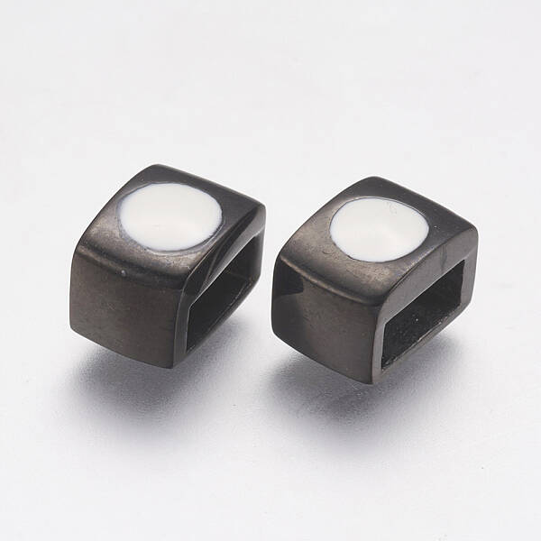 304 Stainless Steel Enamel Slide Charms