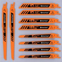 Reciprocating Saw Blade Set, 10pcs/set Metal & Wood Cutting Saw Blade, Replaceable Blades for Saw, Power Tool Accessories for...