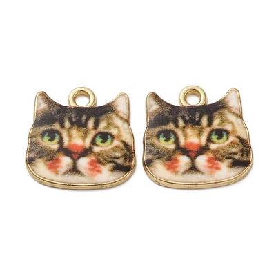 Alloy Enamel Pendants