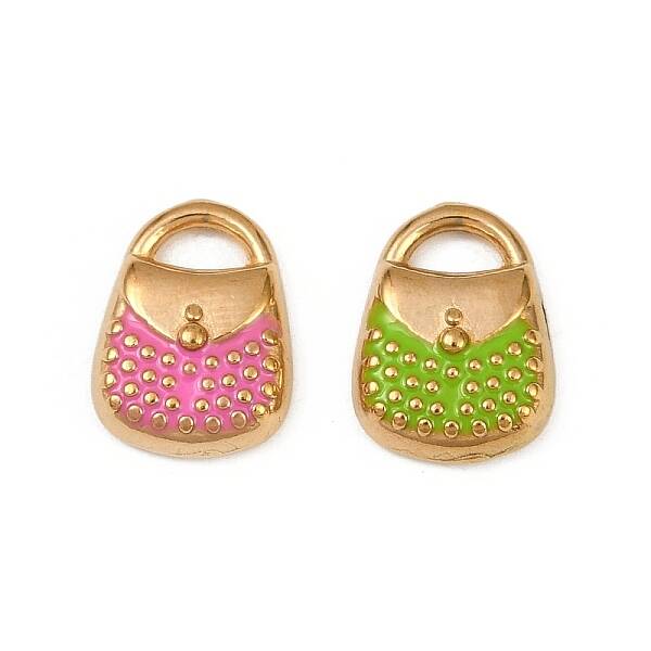 304 Stainless Steel Enamel Charms