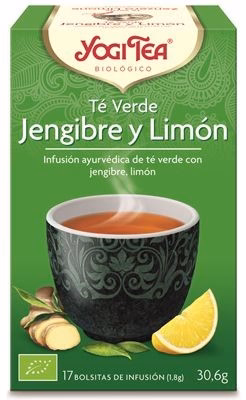 Yogi Tea Green Tea Ginger and Lemon 17 x 1.8g