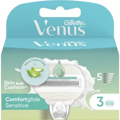 Venus Spare Parts Sensitive Comfort Glide 3 Pieces