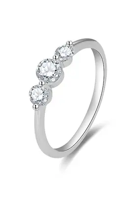 Beneto Fine Engagement Ring with Zirconia AGG466 - Circuit: 52 mm