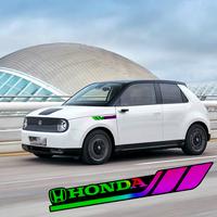 2pcs 8.7x1.5 inches For Honda body decoration decals Toyota Ford Dodge Chevrolet Jeep car stickers PC material laser waterpro...
