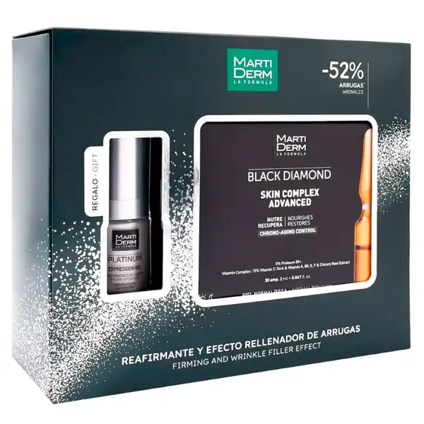 Martiderm Black Diamond Skin compresse Advanced 30 Fiale Set 2 Pezzi