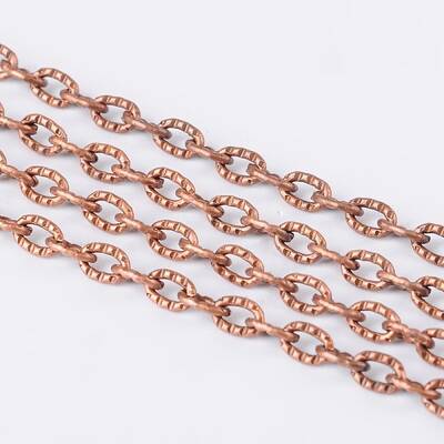 Iron Textured Cable Chains