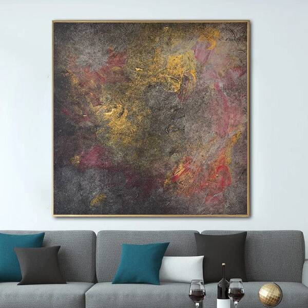Original Abstract Dark Paintings On Canvas Acrylic Oil Painting Contemporary Art Textured Hand Painted Art Modern Painting Wa...