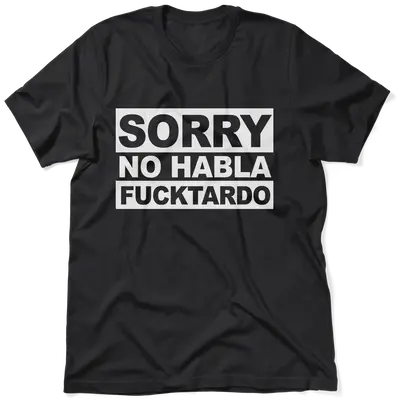 F*cktardo - Black T-Shirt