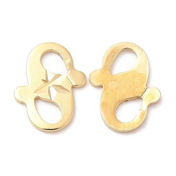 Rack Plating Brass S-Hook Clasps