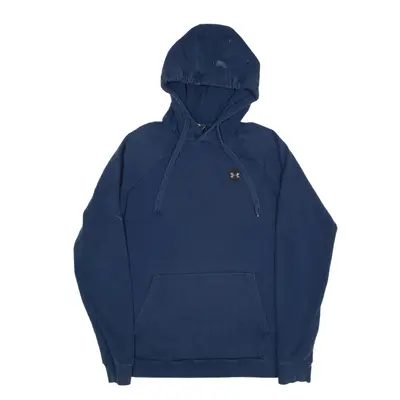UNDER ARMOUR Hoodie Blue Pullover Mens S