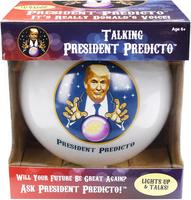 Talking President Predicto - Donald Trump Fortune Teller Ball - Lights Up & Talks - Ask YES or NO Question & Trump Speaks The...