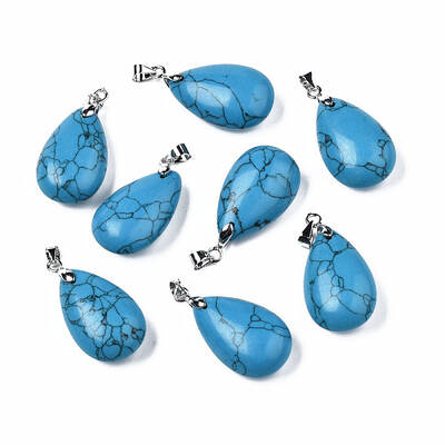 Synthetic Turquoise Pendants