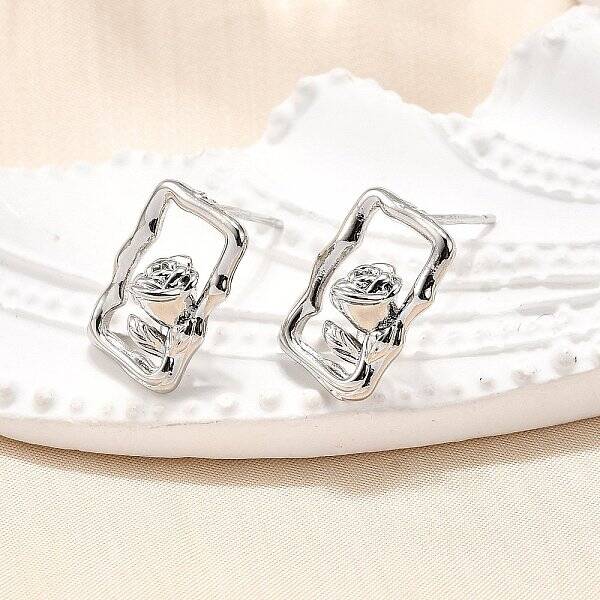Brass Stud Earrings