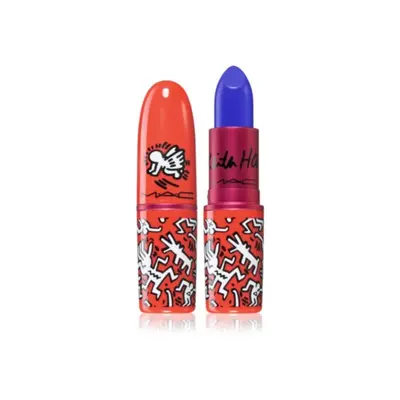MAC Viva Glam X Keith Haring Long Lasting Cream Lipstick Canal Blue 3g