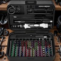 132-in-1 Precision Screwdriver Set, Multifunctional Screwdriver Set with 108 CRV Magnetic Bits, Tool Kit for Electronic Produ...