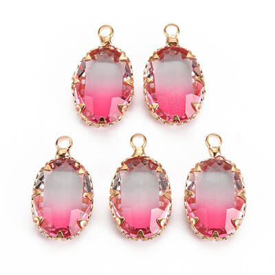 Gradient Color Glass Pendants