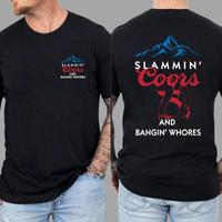 Comfort Color Shirts [Sale Up To 50%] Slammin' Coors T-Shirt, Bold Party Graphic Tee, Fun and Edgy Top for Adults, Unisex Shi...