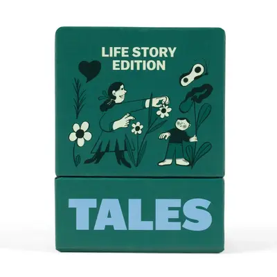 TALES Life Story Edition - 150 Expert-Crafted Question Cards for Preserving Memories & Stories - Premium Matte Finish Card De...