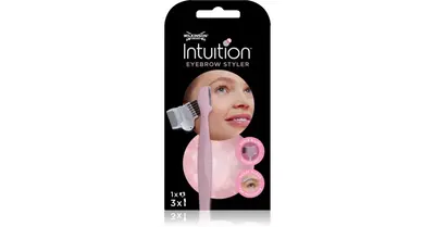 Wilkinson Sword Intuition Styler 3 Piece Female Eyebrow Shaver