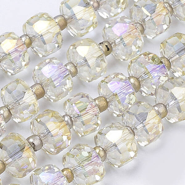 Electroplate Glass Beads Strands