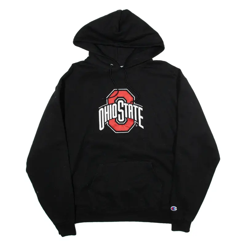 CHAMPION Ohio State Mens Black Hoodie USA L