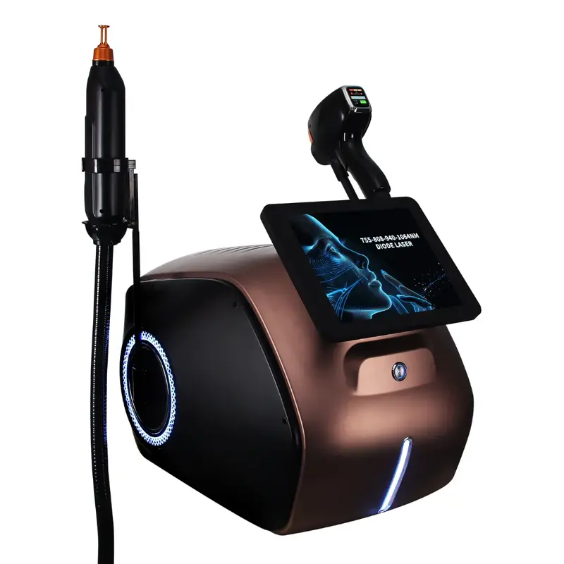 2 In 1 Diode Laser Hair Removal Machine Picosecond Tattoo Removal Instrument