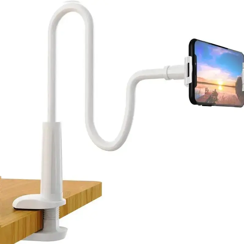 Multifunctional Desktop Phone Holder, 1 Count Summer Adjustable Spiral Design Bracket Clamp, Lazy Bracket For Bedroom, Offic...