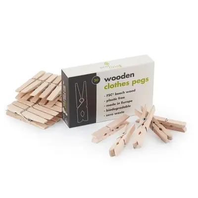 Wooden Pegs (FSC 100%) | Size: One Size