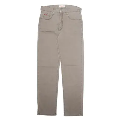 LEE Mens Jeans Grey Regular Tapered W32 L34